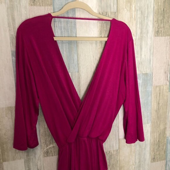 NAKED PRINCESS Lila Plunging V Neck Romper - Picture 3 of 10